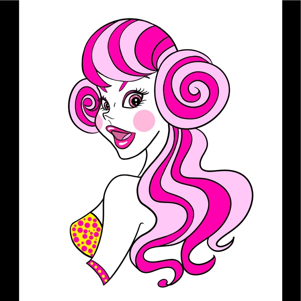 Taffy Girl Art Print